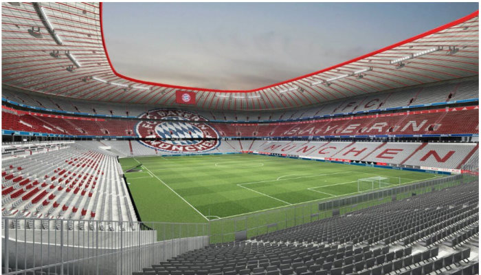 Allianz Arena trang bị hiện đại
