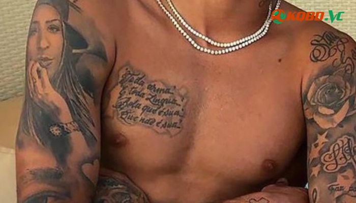 các hình xăm của neymar