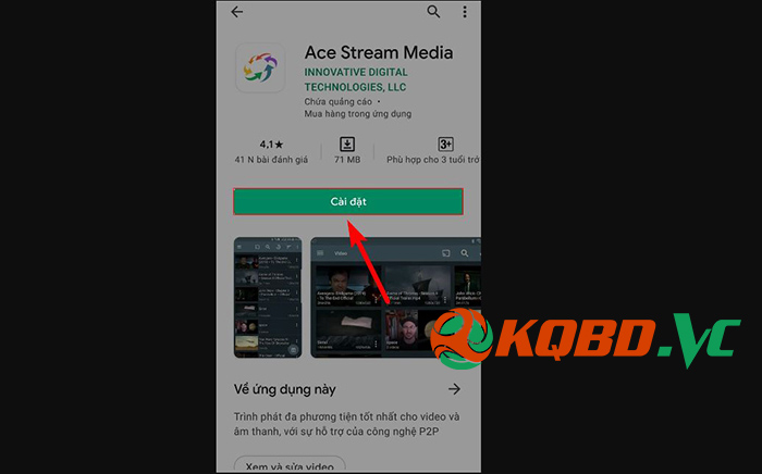 cách tải acestream