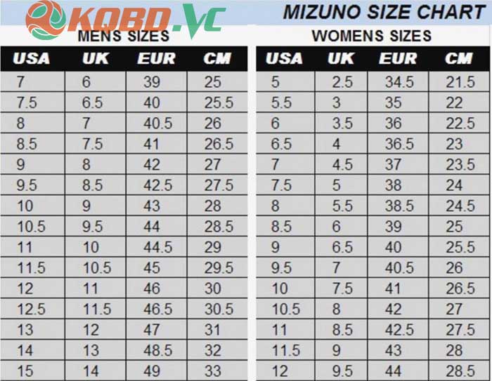 cách tính size giày đá bóng nam