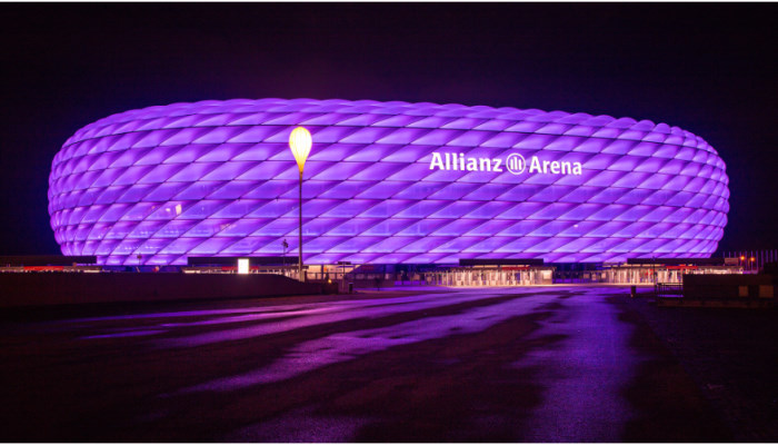Đèn led svd Allianz Arena