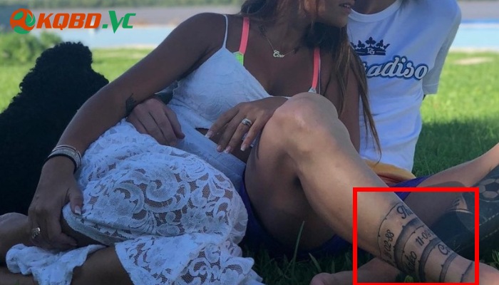 hình xăm chúa giesu của messi