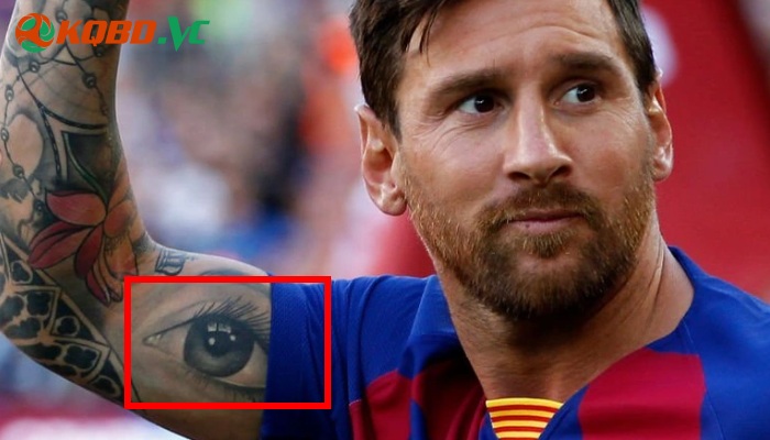 hình xăm leo messi