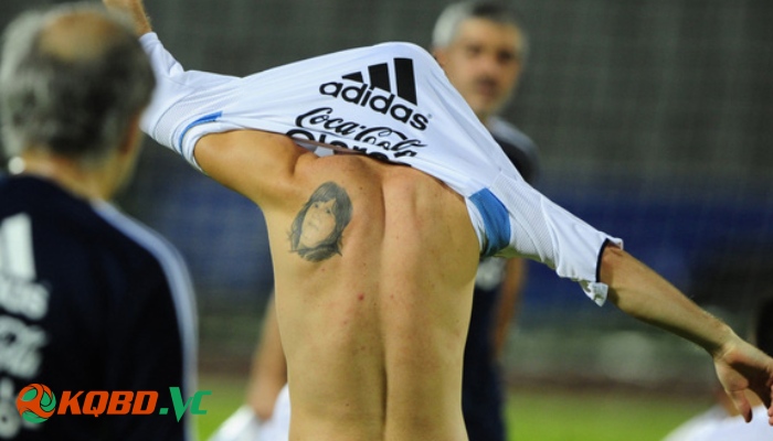 hình xăm messi