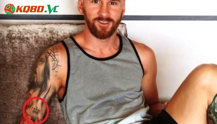hình xăm mới của messi