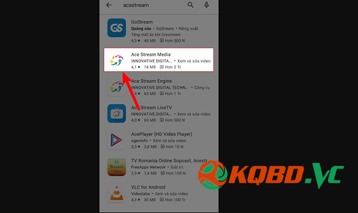 tải acestream cho android