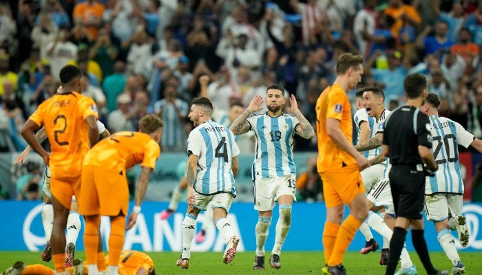 Otamendi trong màu áo tuyển Argentina