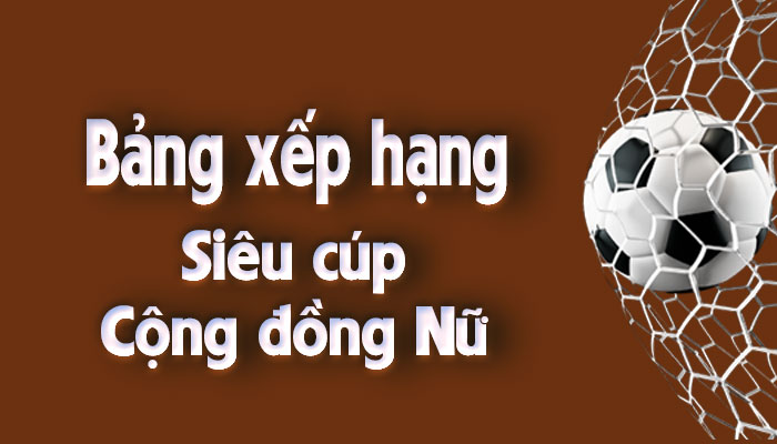 Bảng xếp hạng Community Shield Women