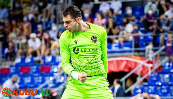 bảng xếp hạng thủ môn futsal