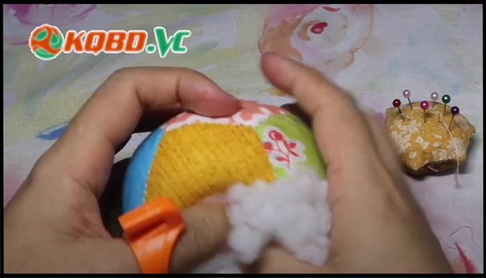 cách làm trái banh bằng giấy